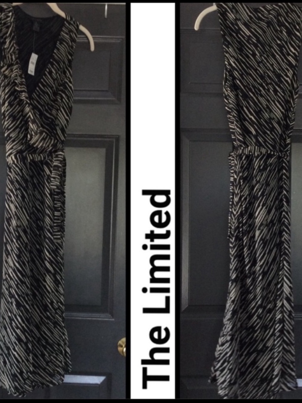 NWT The Limited Belted Silk Midi Dress